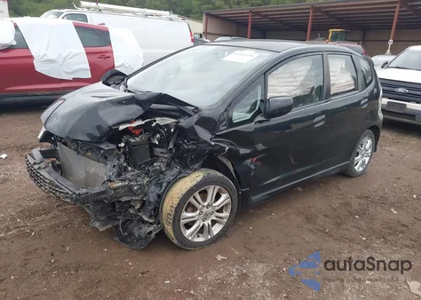 2009 Honda Fit Sport из США, поврежденный, VIN JHMGE88409S057904